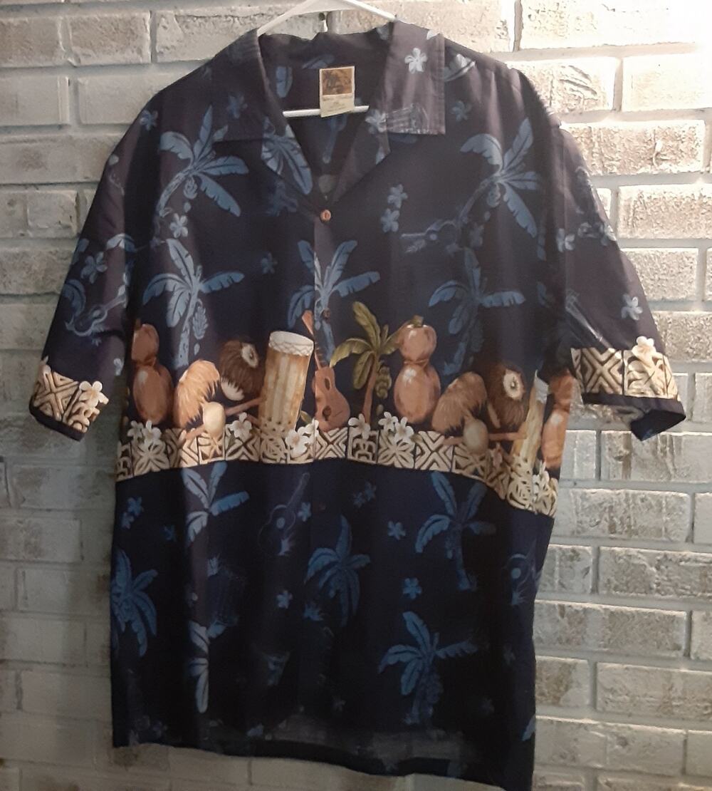 Vintage Winnie Fashion Hawaii Shirt 100% Cotton 2XL Fun